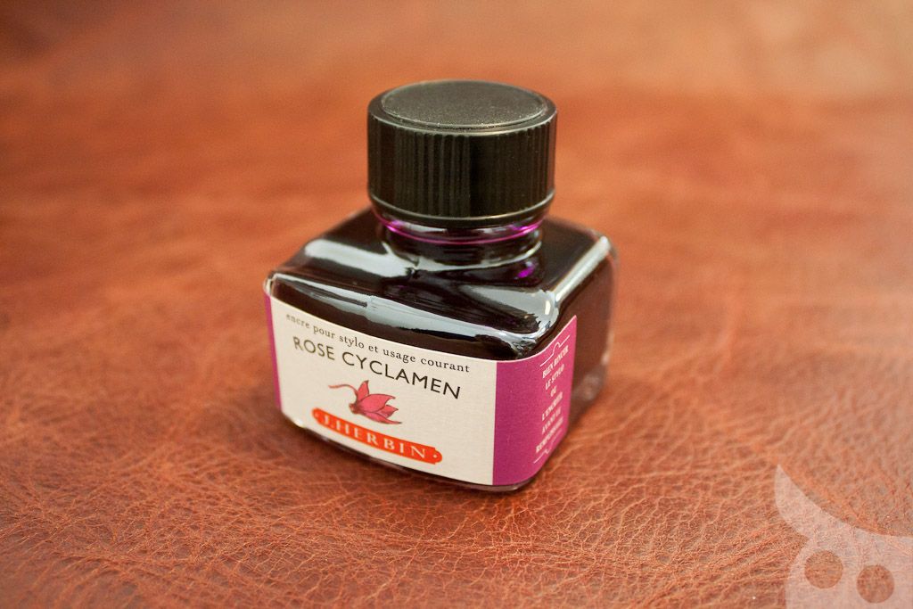 รีวิวหมึกชมพูแรด! J.Herbin : Rose Cyclamen [The Jewel of Inks] 30ml