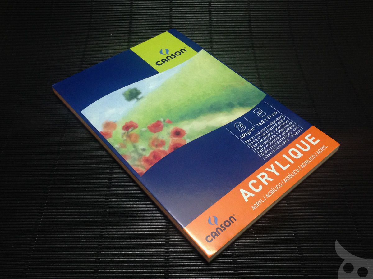 หยิบกระดาษสีอะคริลิคมาละเลงสีน้ำ! Canson Acrylic Paper