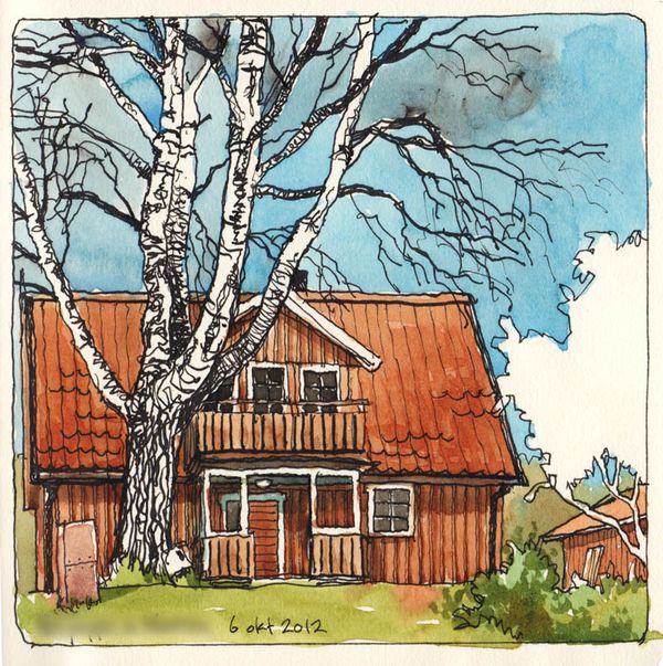 แนะนำ Sketcher : Nina Johansson - เส้นสายและการลงสีที่ผมตกหลุมรัก