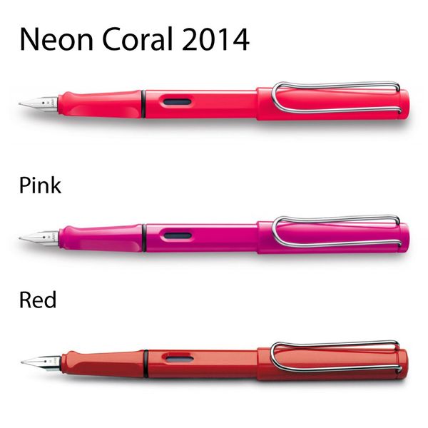 ข่าวล่ามาเร็ว!! ลามี่ซาฟารีสีใหม่ของปี 2014 : Lamy Safari Neon Coral