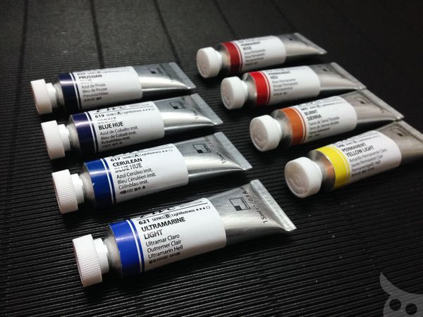 สีน้ำเกรดอาร์ทติสสุดคุ้มค่า! ShinHan Art : PWC, Extra Fine Artists Watercolor