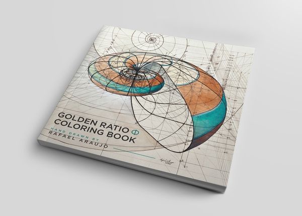 Golden Ratio Coloring Book สุดยอดสมุดระบายสีสัดส่วนทองคำ