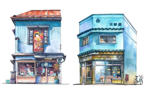 Tokyo Storefronts สเก็ตช์ภาพหน้าร้าน สะท้อนเมืองโตเกียว