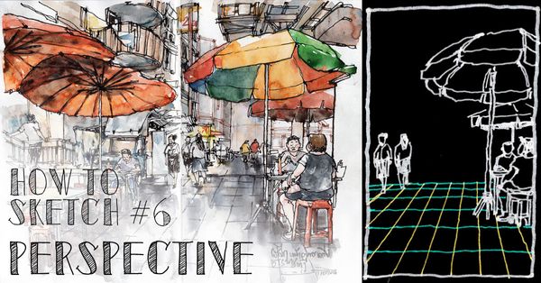 How to Sketch #6 : Perspective อีกซักรอบ!!