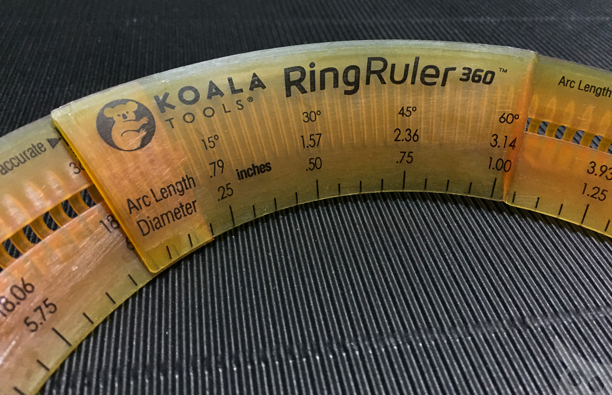 Koala Tools Ring Ruler 360 - Inches